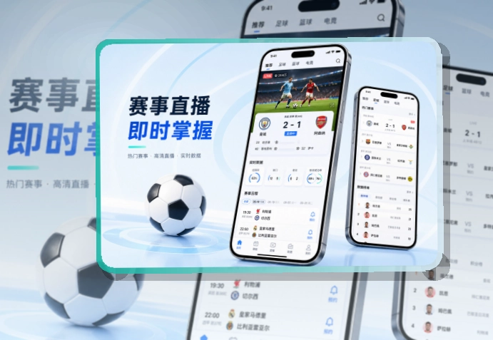 爱游戏 比赛日看板 · 官方赛事App · 比赛状态一眼看懂界面展示